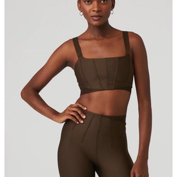 ALO Yoga 2 Piece Set! Corset bra + 7/8 Airlift Corset Legging - Picture 8 of 9